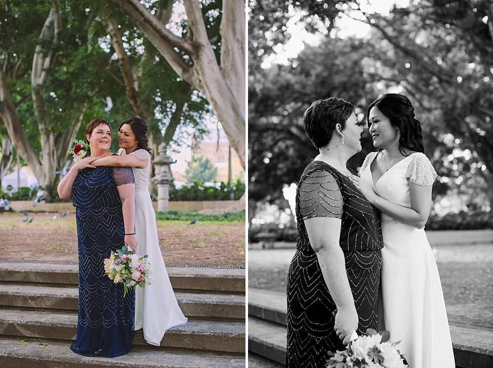 sydney hyde park same-sex wedding