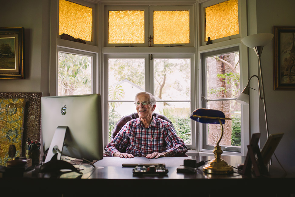 Prue Vickery documentary family photography grandfather Sydney unposed