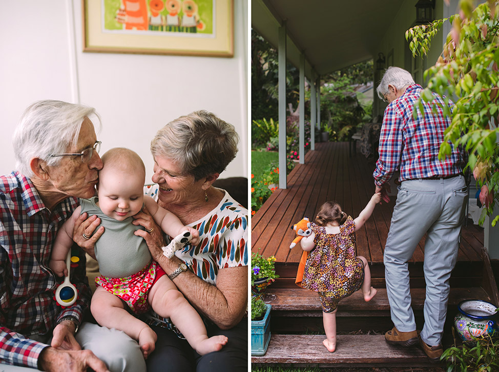 Prue Vickery documentary family photography grandparents Sydney unposed